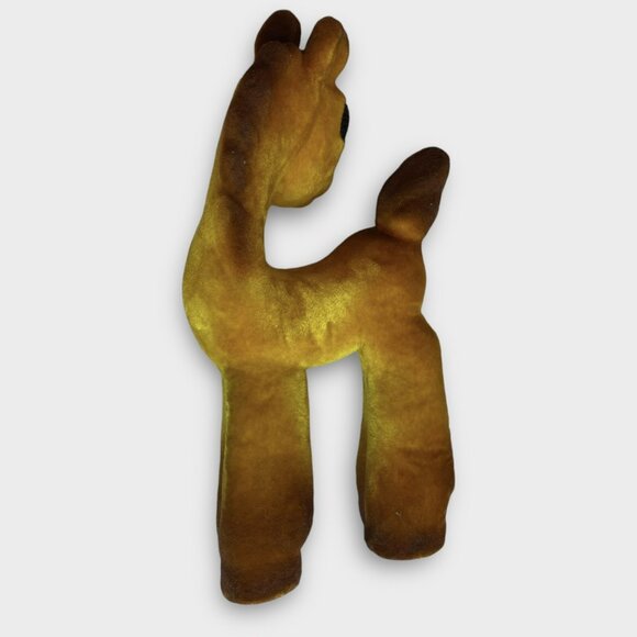 Vintage Soviet Plush Horse Toy Flocked Foam 1960s-1970s USSR Rare - Picture 2 of 7